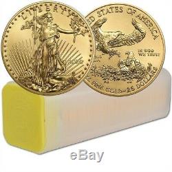 2020 1/2 Oz Gold Eagle Américain Coin Brillant Ongecirculeerd