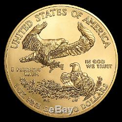 2020 1 Oz D'or American Eagle 50 $ Us Mint Coin Bu