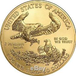 2020 1 Oz Gold Eagle Américain Coin Brillant Ongecirculeerd