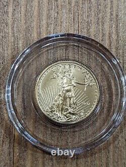 2020 $5 American Eagle Gold Coin. 1/10 Oz