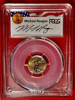 2020 $5 Pcgs Gold Eagle Reagan Legacy Gaudens 75 Ans Depuis La Fin De La Deuxième Guerre Mondiale Ms70 # Imb