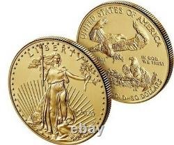 2020 American Eagle One Ounce Gold Uncirculated 20eh Ships Fedex Overnight