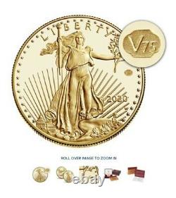 2020 Fin De La Seconde Guerre Mondiale 75e Anniversaire American Eagle Gold Proof Coin