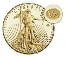 2020 Fin De La Seconde Guerre Mondiale 75e Anniversaire American Eagle Gold Proof Coin In Hand