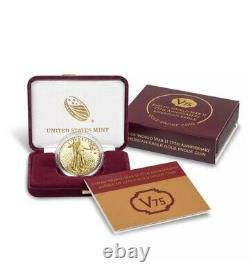 2020 Fin De La Seconde Guerre Mondiale 75e Anniversaire Preuve D'or American Eagle Coin