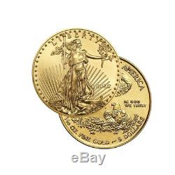 2020 Or 1/10 Oz D'or American Eagle 5 $ Us Mint Gold Eagle Coin