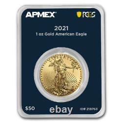 2021 1 Oz American Gold Eagle (md Premier + Pcgs Firststrike) Sku#218763