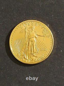 2021 American Eagle 1/10 Oz Gold Coin Type 1