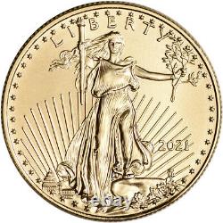 2021 American Gold Eagle 1/2 Oz 25 $ Bu