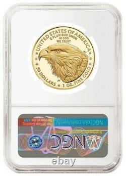 2021 W American Eagle One Ounce Gold Proof Coin Type 2 Ngc Pf70 Prévente