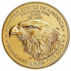 2022 1 Oz American Gold Eagle 50 $ Gem Bu Sku66472 Retard