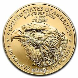 2022 1 Oz Gold American Eagle 50 $ Pièce Brillante Non Circulée En Stock