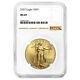 2022 50 $ American Gold Eagle 1 Oz Ngc Ms69 Marron Étiquette