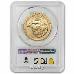 2022 (w) 50 $ American Gold Eagle Pcgs Ms-70 1 Oz Coin Première Grève