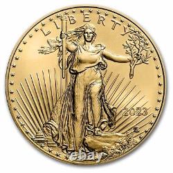 2023 1 oz Aigle d'or américain non circulé avec boîte de la Monnaie des États-Unis SKU#271655
