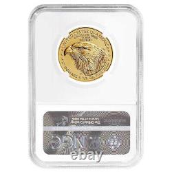 2023 25 $ American Gold Eagle 1/2 Oz Ngc Ms70 If Als Label