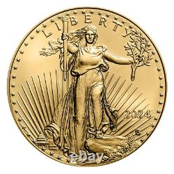 2024 Aigle d'or américain de 25 $ 1/2 oz BU