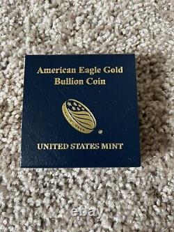 40 Étuis d'exposition de 40 US Mint 1/10 Gold American Eagle