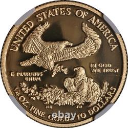 Aigle américain en or 2017-W de 10 dollars NGC PF70 Ultra Cameo signé par Moy en stock