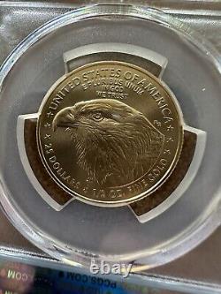 Aigle américain en or de 1/2 oz de 2023 à 25 $, première frappe, PCGS MS 70