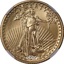 Aigle américain en or de 1986 10 $ NGC MS69 Étiquette de la première année EN STOCK