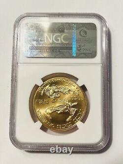 Aigle d'or américain 1 oz 2013 50 $ MS-70 NGC Premières émissions