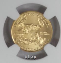 Aigle d'or américain 2017 $5 NGC MS70 US Mint 225e anniversaire 1/10oz Or fin
