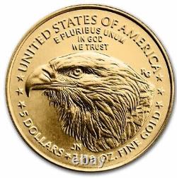 Aigle d'or américain 2023 1/10 oz $5 BU dans CAPSULE GRATUITE LIVRAISON GRATUITE