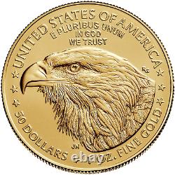 Aigle d'or américain 2024 de cinq dollars non circulé