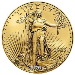 Aigle d'or américain de 10 $ de 2023, 1/4 oz, non circulé