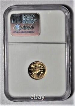 Aigle d'or de 1998, $5, Ngc Ms70