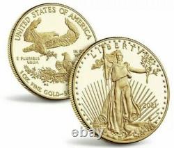 American Eagle 2021 One Ounce Gold Proof Coin 1oz Boîte Non Opénée