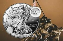 En Main 2020 Fin De La Seconde Guerre Mondiale 75e Anniv American Eagle Gold & Silver Proof