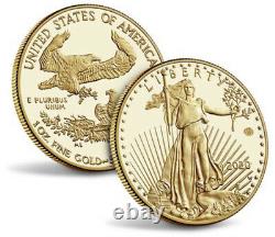 Fin De La Seconde Guerre Mondiale 75e Anniversaire American Eagle Gold Proof Coin 2020 In Hand