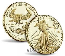 Fin De La Seconde Guerre Mondiale 75e Anniversaire American Eagle Gold Proof Coin Confirmé