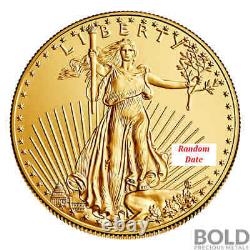 Gold American Eagle Date Aléatoire 1/4 Oz