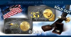 L'aigle d'or américain 35e anniversaire set USA 2021