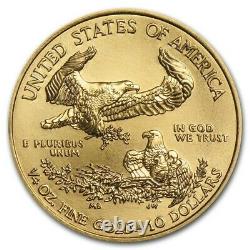 Lot De 40 2021 1/4 Oz Gold American Eagle Coin Bu In Us Mint Tube