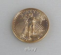 Lot de 2 pièces d'or American Eagle en or 1/4 oz de 2024 de la Monnaie des États-Unis