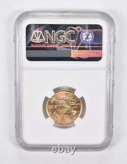 Ms70 1994 10 $ American Gold Eagle 1/4 Oz. 999 Or Fin Ngc 1916