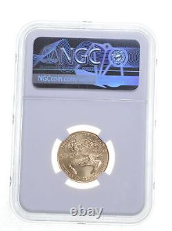 Ms70 1996 $10 American Gold Eagle Graded Ngc 5487
