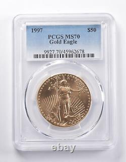 Ms70 1997 50 $ American Gold Eagle 1 Oz Gold Pcgs 5100