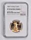 Pf70 Ucam 1987-p $25 American Gold Eagle 1/2 Oz. 999 Or Fin Ngc 3557