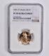 Pf70 Ucam 1991-p 10 $ American Gold Eagle 1/4 Oz. 999 Or Fin Ngc 3762