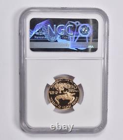 Pf70 Ucam 1991-p 10 $ American Gold Eagle 1/4 Oz. 999 Or Fin Ngc 3762