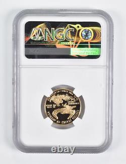Pf70 Ucam 1995-w $10 American Gold Eagle 1/4 Oz. 999 Or Fin Ngc 1716