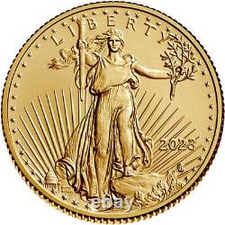 Pièce American Gold Eagle de 1/4 once (BE) de 2023
