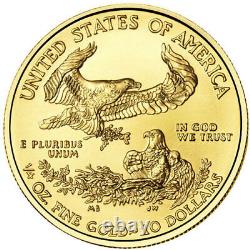 Pièce American Gold Eagle de 1/4 oz 2021 (Type 1)