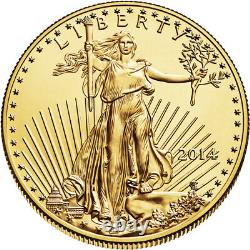 Pièce American Gold Eagle de 1 once (année aléatoire)