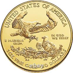 Pièce American Gold Eagle de 1 once (année aléatoire)